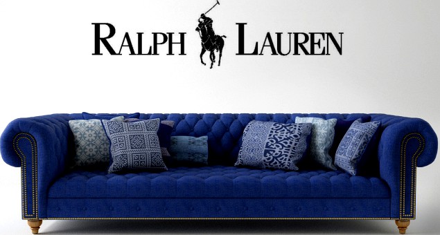 Ralph Lauren Home Indigo chesterfield sofa