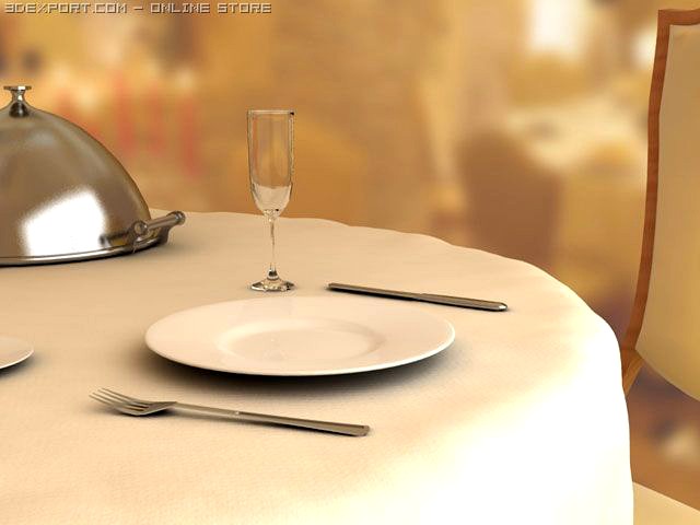 Dining Table 3D Model