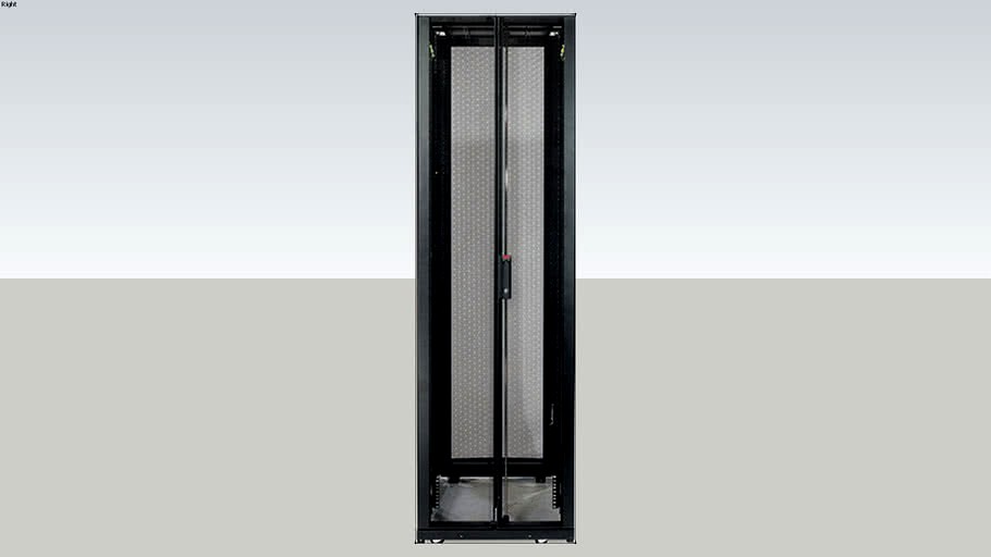 42u Rack 3d Model Rack NetShelter 42U - APC 3d model