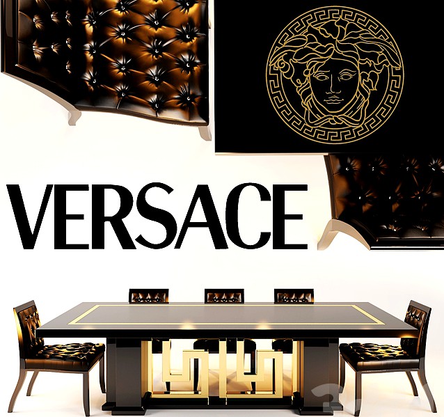 versace chair SHADOW, DINING TABLES CARTESIO