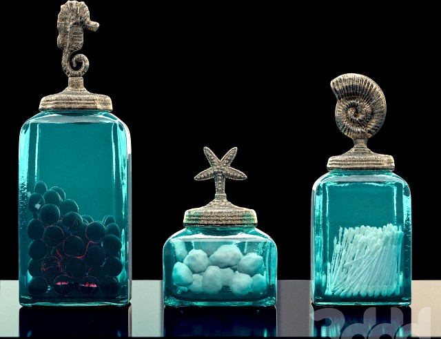 «Bathroom Ocean Canisters Set»