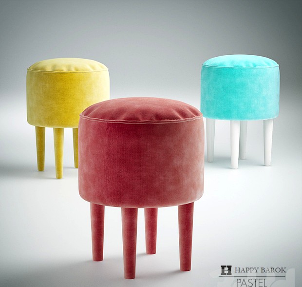 Happy Barok Pastel Puff