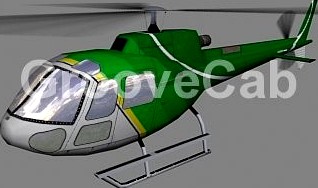 As-350 V3 Helicopter3d model
