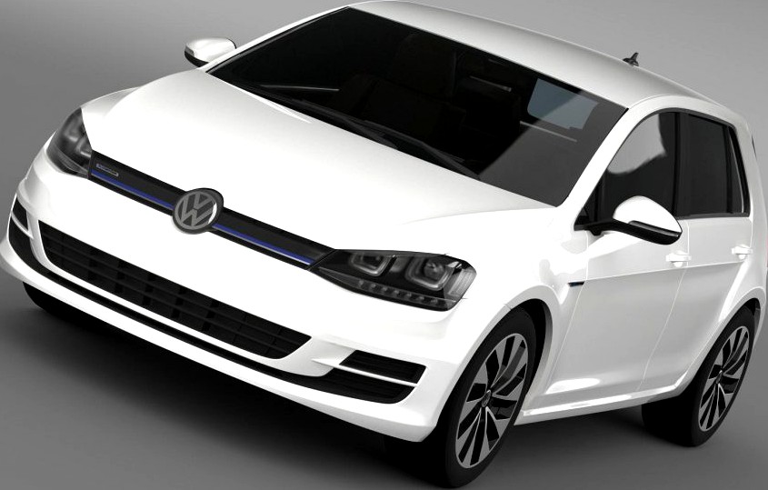 VW Golf BlueMotion Concept Typ 5G 20123d model