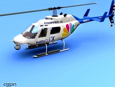 Bell 206 NBC3d model