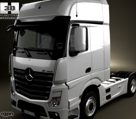 Mercedes-Benz Actros 1851 Tractor Truck 20133d model