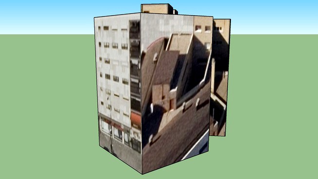 Edificio en forma de flecha