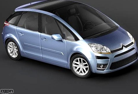 Citroen C4 Picasso3d model