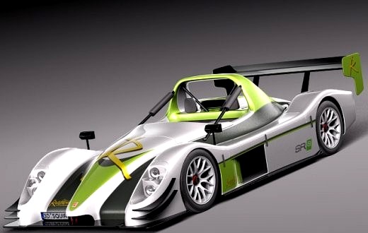 Radical SR8 2012 race car3d model