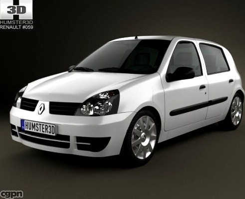 Renault Clio Mk2 5-door 20053d model