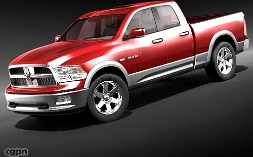 Dodge Ram 2009 Double Cab3d model