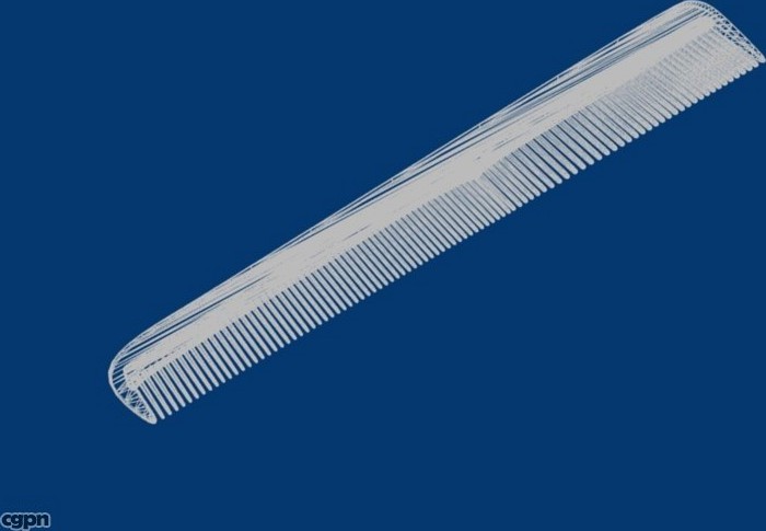 grooming comb3d model