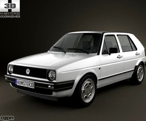 Volkswagen Golf Mk2 5-door 19833d model