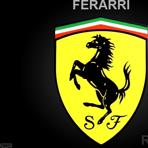 Ferarri 3d Logo3d model