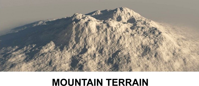 3d Terrain Mountain3d model