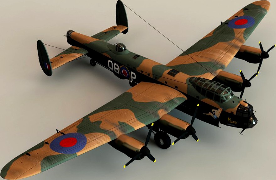 Avro Lancaster3d model