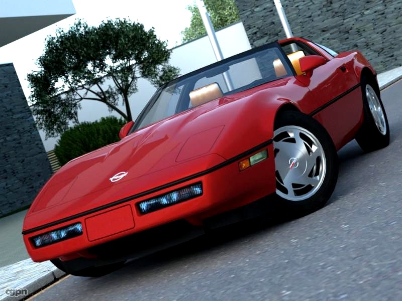 Chevrolet Corvette 19853d model