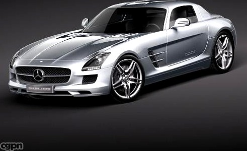 Mercedes SLS 20113d model