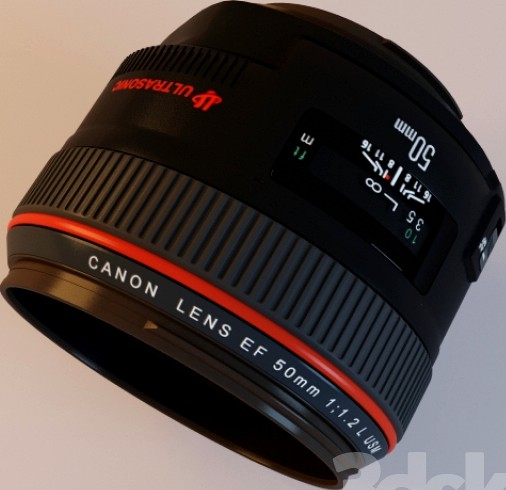 Lens Canon EF 50mm f-1.2L USM