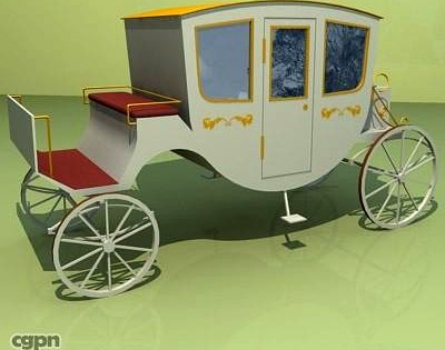 Tourist carriage3d model