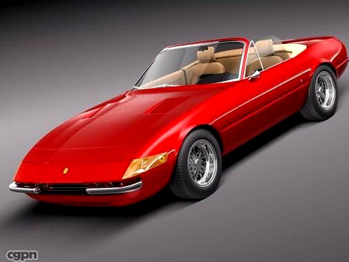 Ferrari Daytona 1968-1973 spider3d model