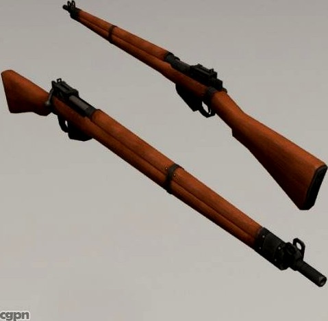 Lee Enfield WW II3d model