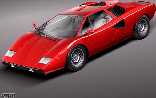 Lamborghini Countach LP400 19733d model