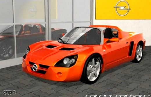 Opel Speedster + INTERIOR3d model