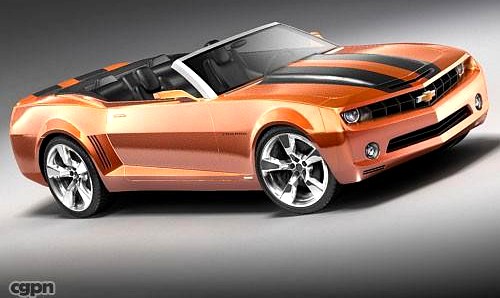 Camaro Cabrio 20093d model