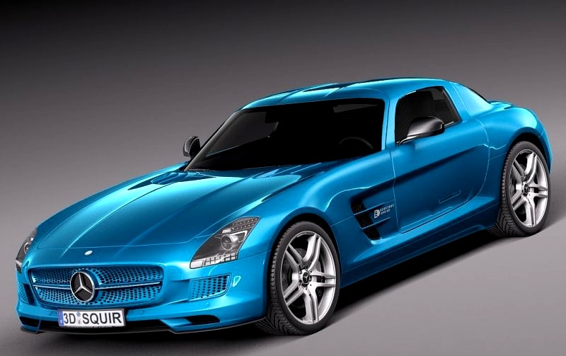 Mercedes SLS AMG Coupe Electric Drive 20143d model