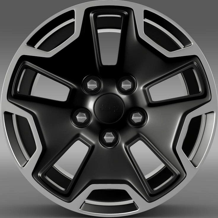 Jeep Wrangler Rubicon rim3d model