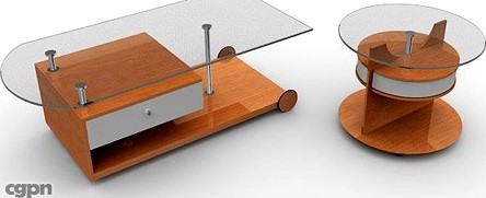 Cofee table Set_23d model