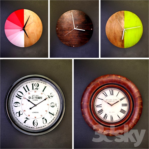 Wall clocks (collection number 5)