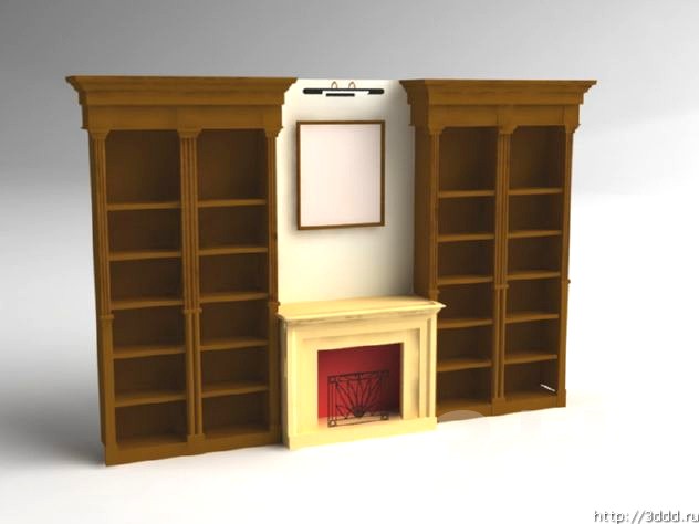 2 Rack + fireplace, classic