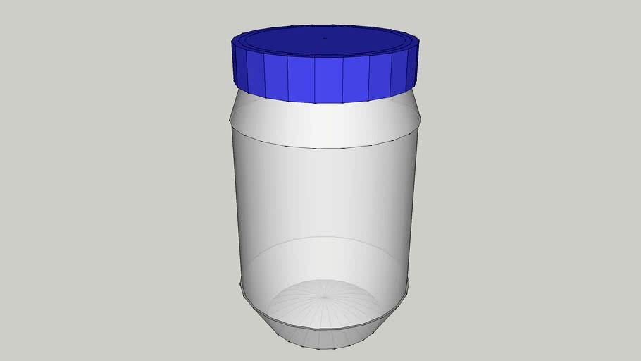 Plastic Peanut Butter Jar