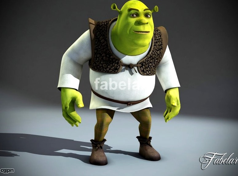 SHREK std mat3d model