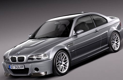 BMW M3 e46 CSL3d model