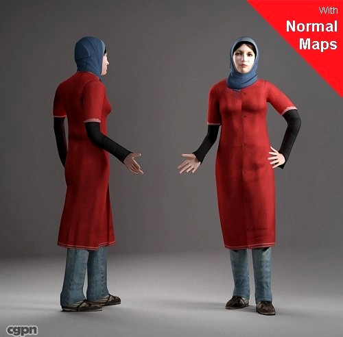 ARWom0003-St/ 3D Human for superior visualizations3d model