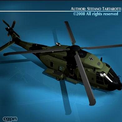 NH90 German army3d model