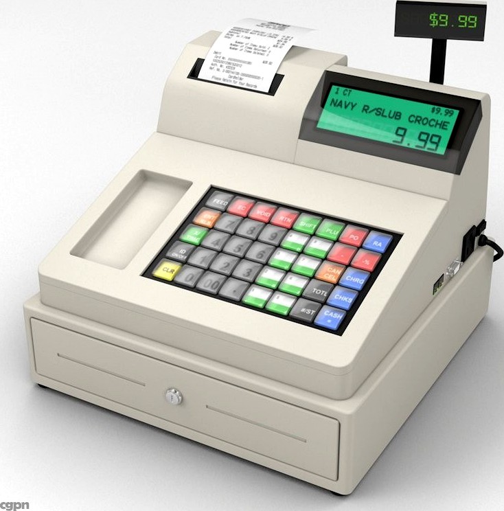 Cash Register3d model