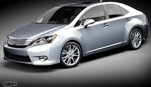 Lexus hs 250h 20103d model