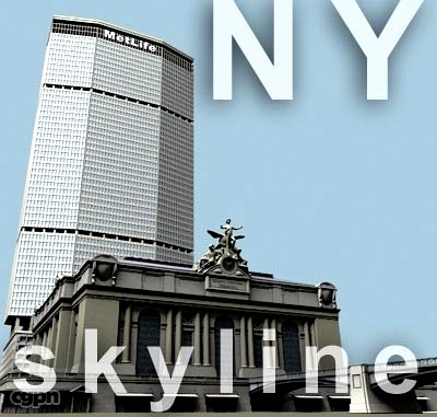 NY skyline - metlife3d model