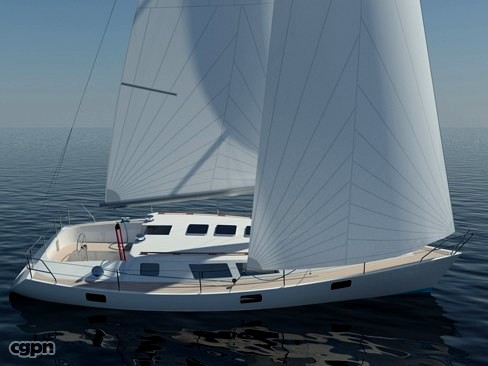 Sail Yacht 11m3d model