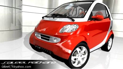 Smart Fourt Two + INTERIOR3d model