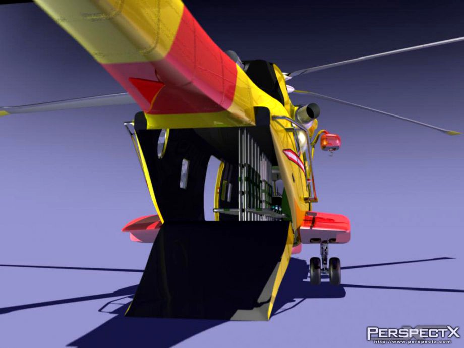 AW-320 Helicopter (EH-101)3d model