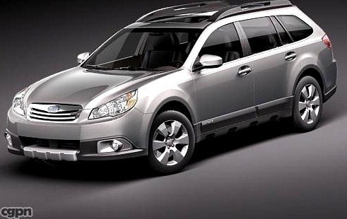 Subaru Outback 20103d model