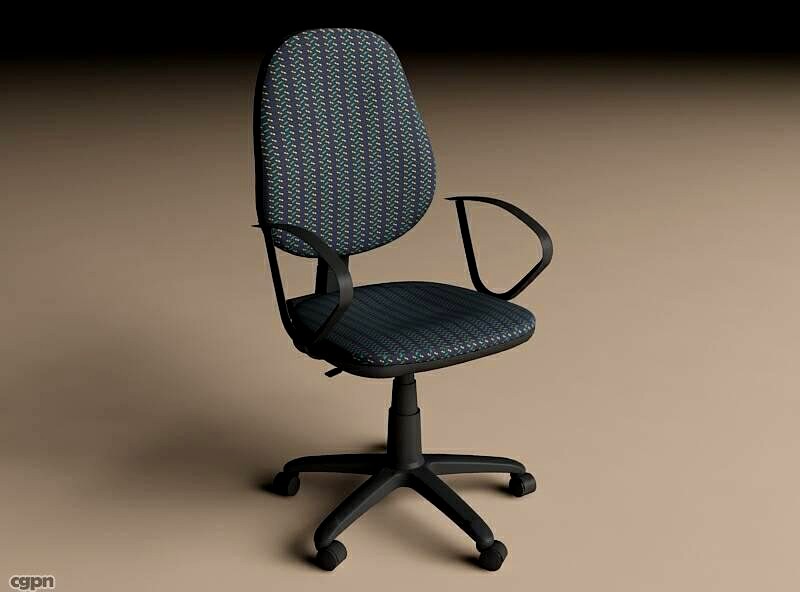 Chair with armrests3d model