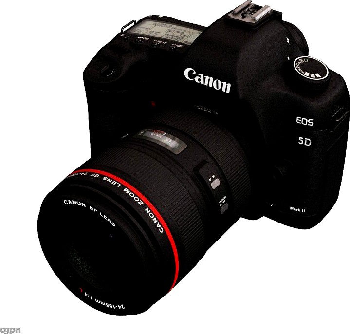 Canon 5D Mark II Camera3d model