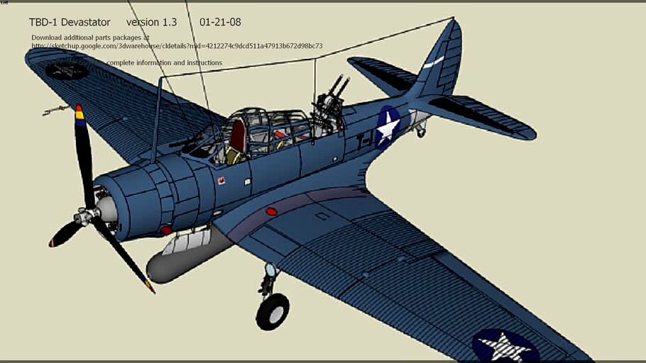 TBD-1 Devastator base model v1.3