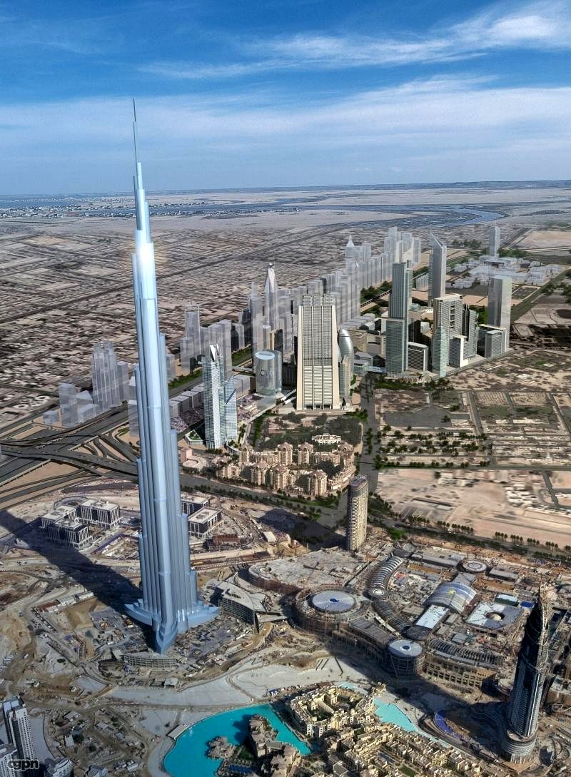 3d building 258 Burj Khalifa Tower3d model